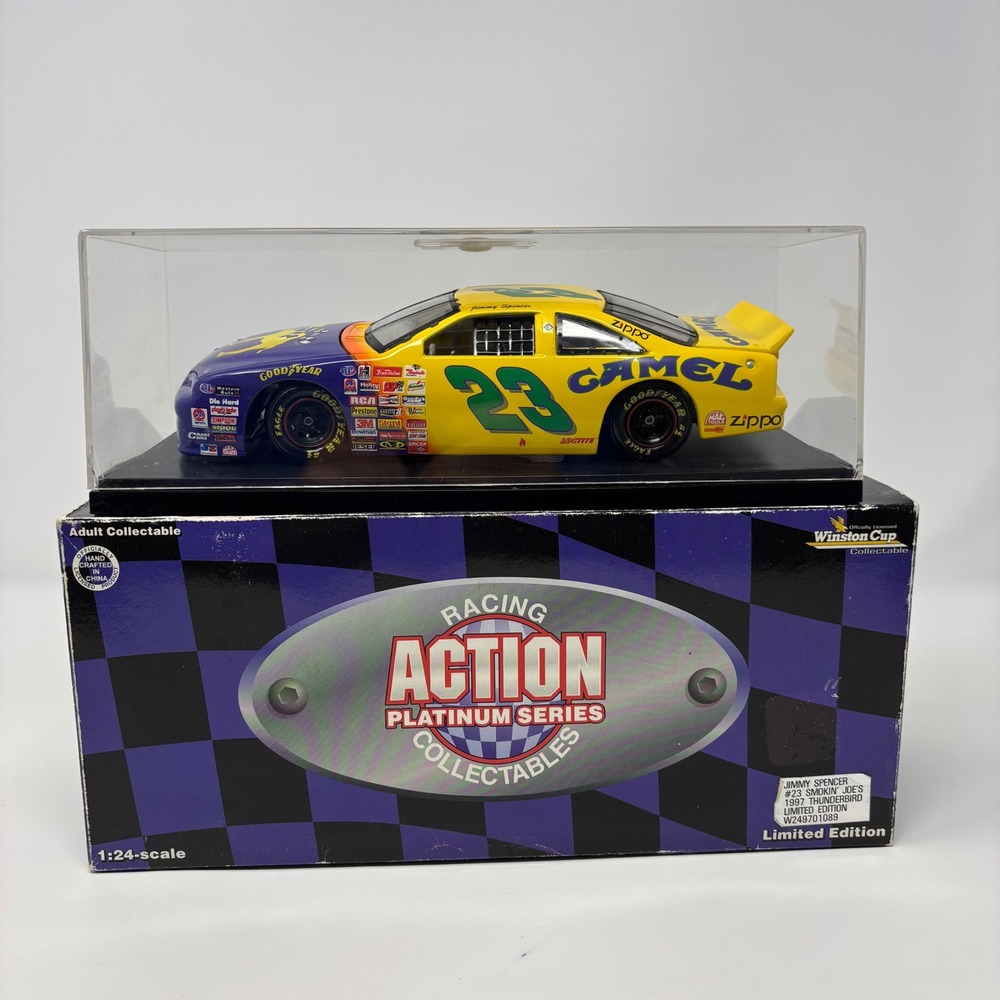 Jimmy Spencer #23 Smokin' Joe's 1997 Ford Thunderbird 1:24 Action Diecast Car